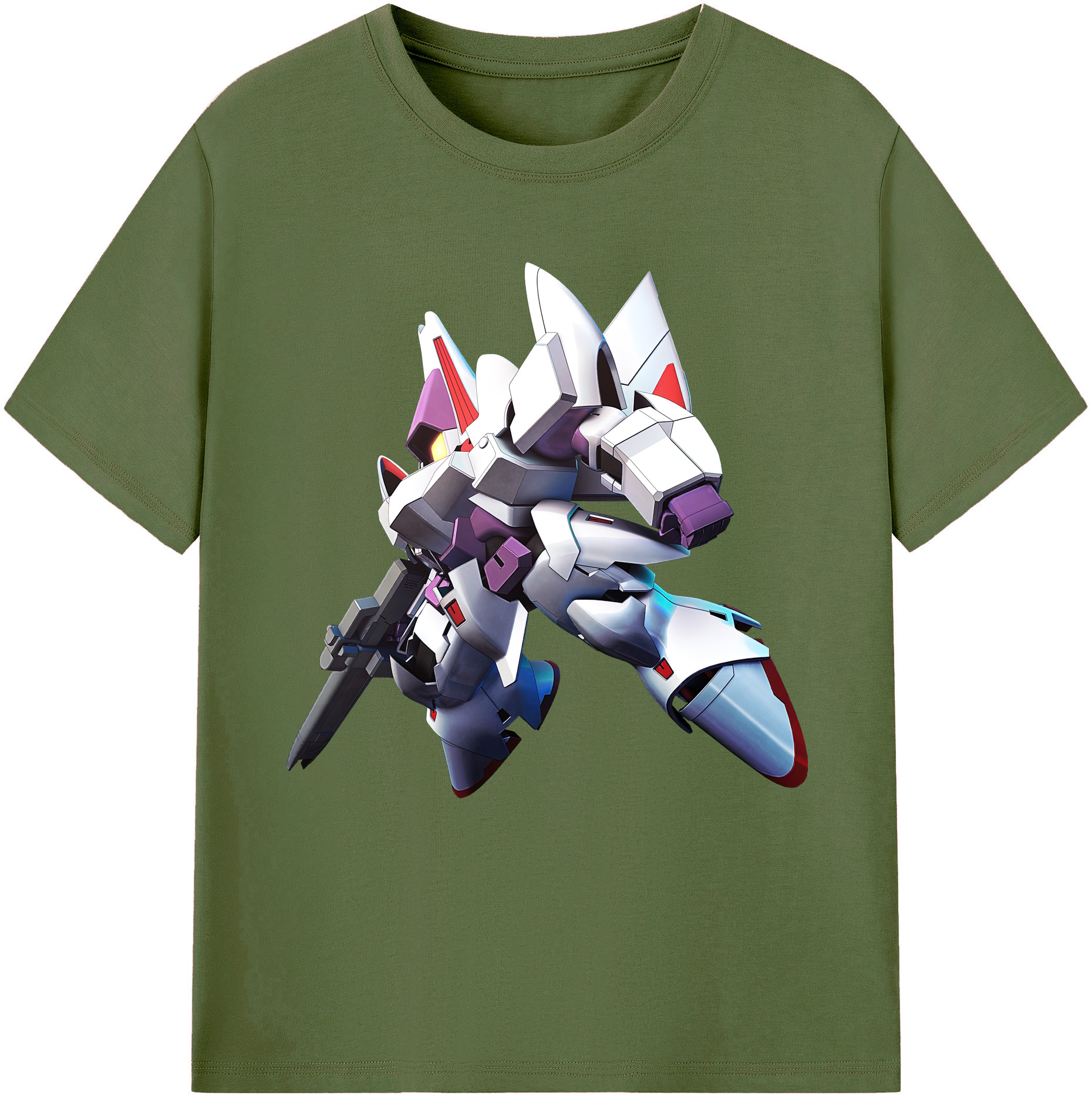 （画像用） 機動戦士ガンダム Mobile Suit Gundam 綿100％半袖Tシャツ（フロントプリント）